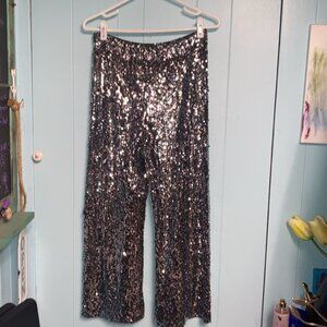 Maeve by anthropology sequenced holiday pants